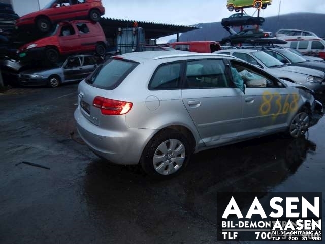 Audi A3 2009-2012 (Type II, Fase 2) , Motorkode: CAYC, Girkassekode: LUB