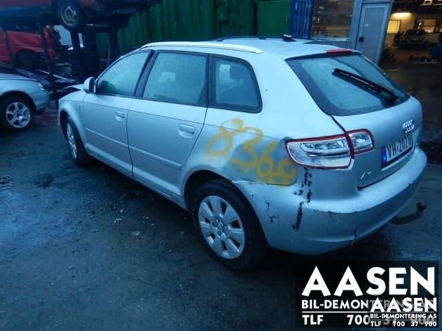 Audi A3 2009-2012 (Type II, Fase 2) , Motorkode: CAYC, Girkassekode: LUB