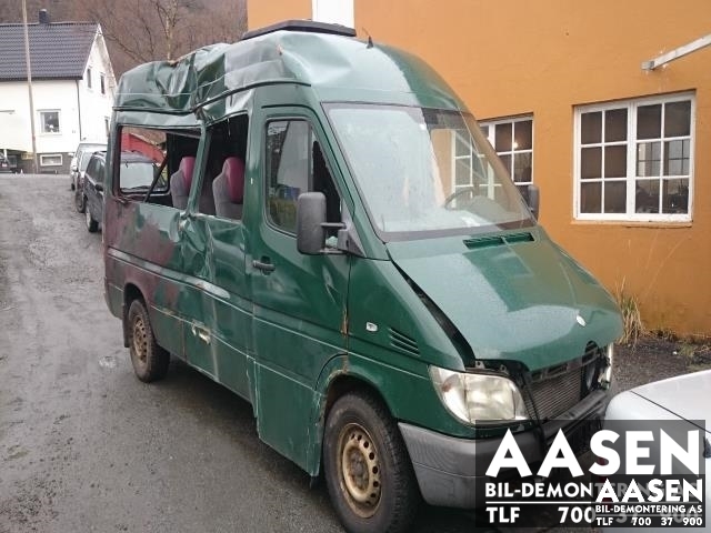 Mercedes Sprinter 1995-2006 (903) (903), Motorkode: OM611.981, Girkassekode: