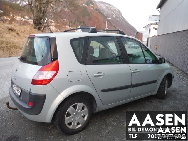 Renault Scenic 2003-2009 (Type II) , Motorkode: K4M-782, Girkassekode: 