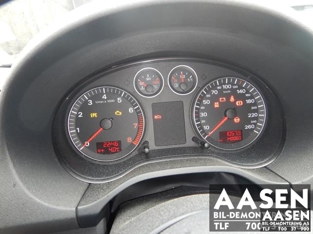 Audi A3 2003-2008 (Type II, Fase 1) , Motorkode: BGU, Girkassekode: FVH