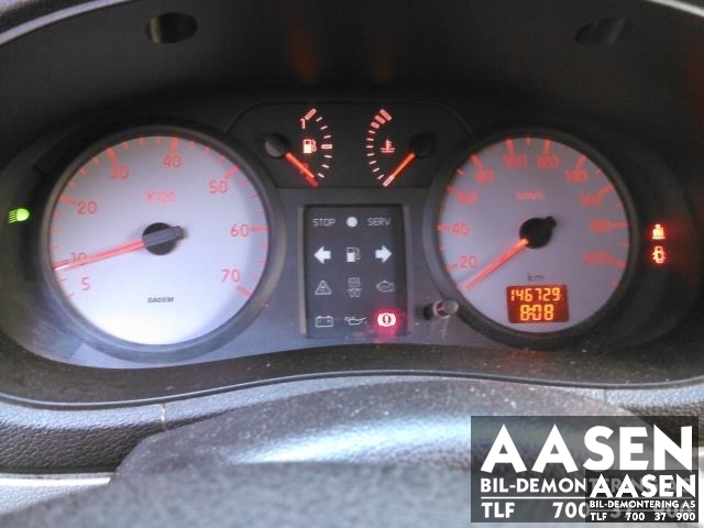 Renault Kangoo 2003-2007 (Type I, Fase 2) , Motorkode: F9Q-790, Girkassekode: