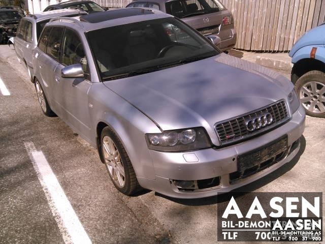 Audi A4 2001-2004 (Type II) (B6) (B6), Motorkode: AVF, Girkassekode: GJA