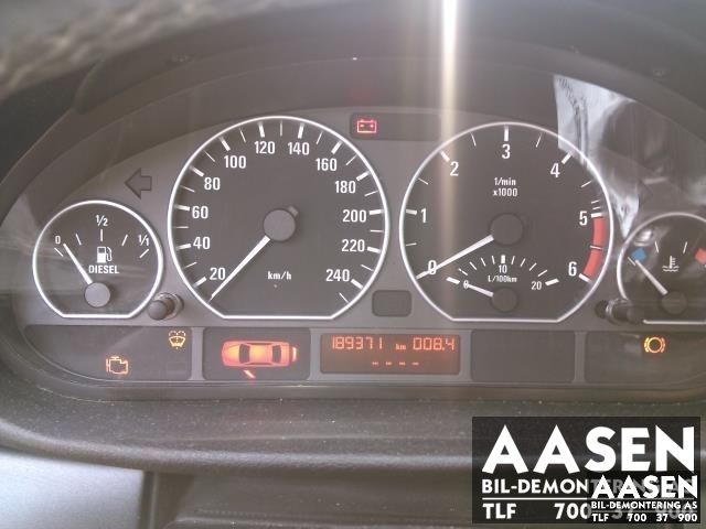 BMW 3-Serie 1998-2005 (E46) (E46), Motorkode: M47-TUD20 / 204D4, Girkassekode: 
