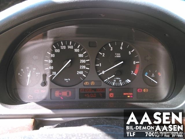 BMW 5-Serie 1996-2003 (E39) (E39), Motorkode: M52-TUB25, Girkassekode: 