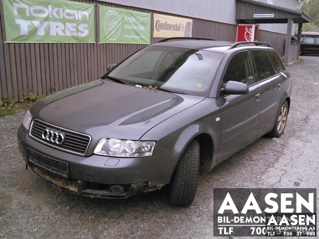 Audi A4 2001-2004 (Type II) (B6) (B6), Motorkode: AVF, Girkassekode: GBA