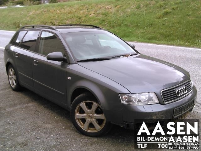 Audi A4 2001-2004 (Type II) (B6) (B6), Motorkode: AVF, Girkassekode: GBA