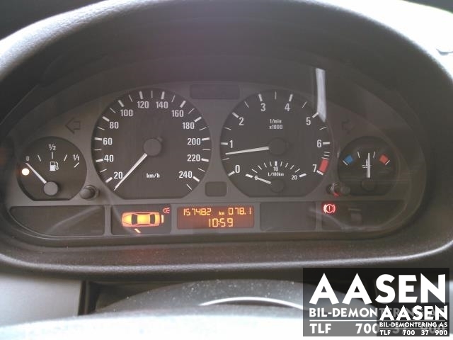BMW 3-Serie 1998-2005 (E46) (E46), Motorkode: N46-B18A, Girkassekode: