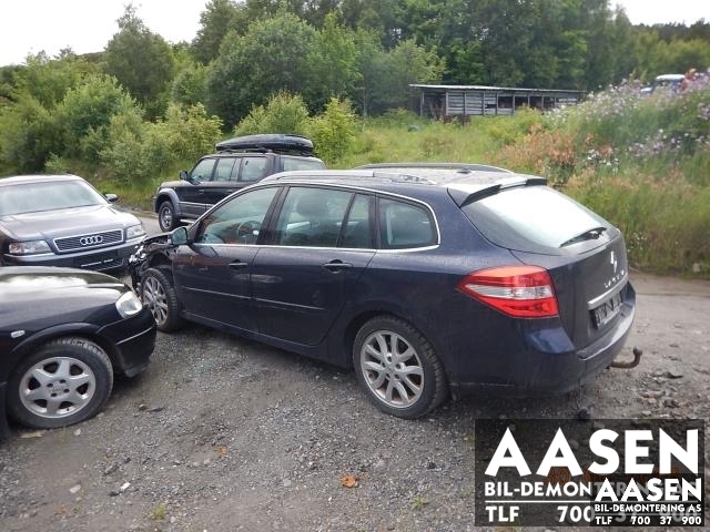 Renault Laguna 2008-2010 (Type III, Fase 1) , Motorkode: K9K-780, Girkassekode: 