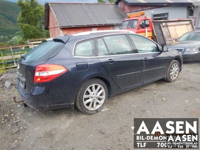 Renault Laguna 2008-2010 (Type III, Fase 1) , Motorkode: K9K-780, Girkassekode: 