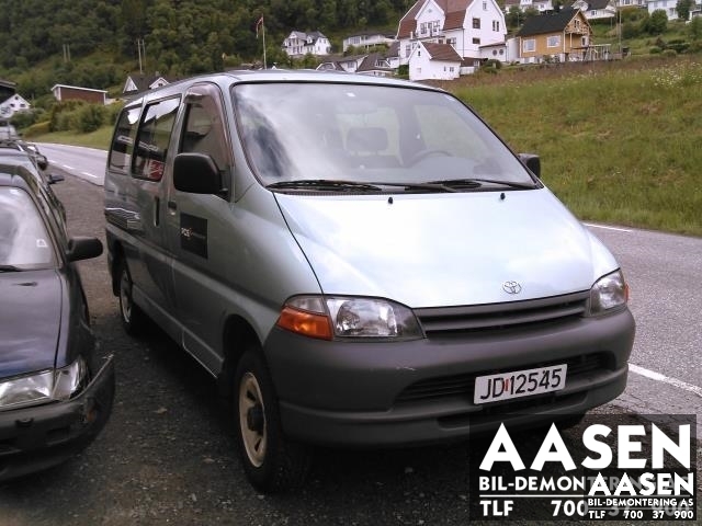 Toyota Hiace 1996-2001 (Fase 1) , Motorkode: 2L-T, Girkassekode: