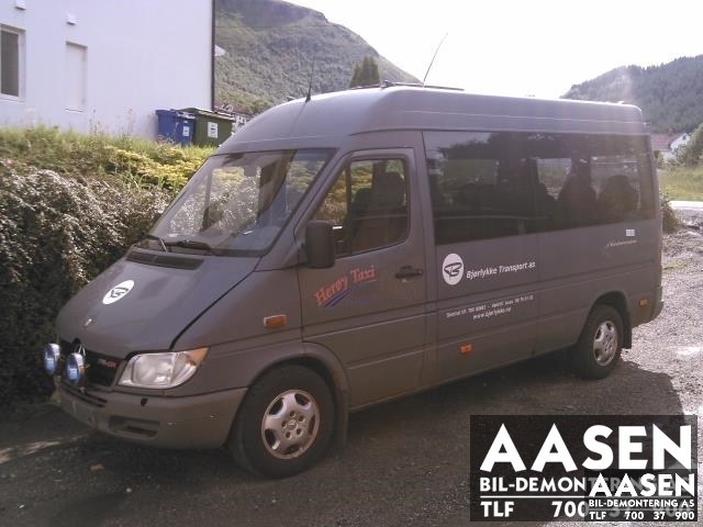 Mercedes Sprinter 1995-2006 (903) (903), Motorkode: OM612.981, Girkassekode: 