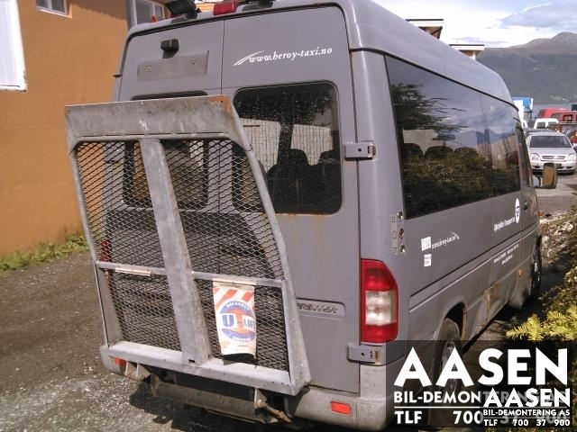 Mercedes Sprinter 1995-2006 (903) (903), Motorkode: OM612.981, Girkassekode: 