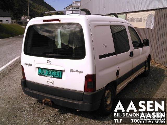 Citroën Berlingo 2002-2008 (Type I, Fase 2) , Motorkode: WJY, Girkassekode: