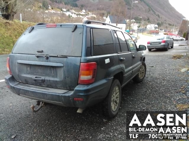 Jeep Grand Cherokee 1999-2004 , Motorkode: 2, Girkassekode: W5A580