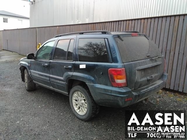Jeep Grand Cherokee 1999-2004 , Motorkode: 2, Girkassekode: W5A580