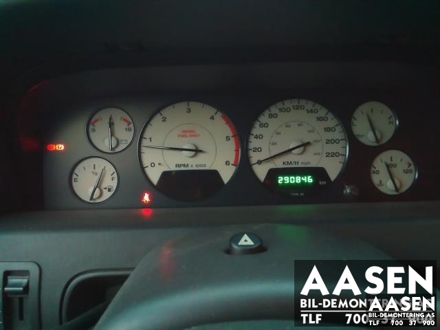 Jeep Grand Cherokee 1999-2004 , Motorkode: 2, Girkassekode: W5A580