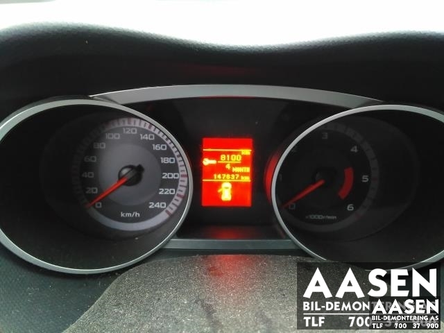 Mitsubishi Outlander 2007-2010 (Type II, Fase 1) , Motorkode: BSY, Girkassekode: 2500A092
