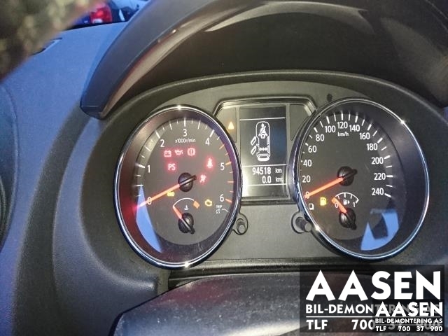 Nissan Qashqai 2010-2014 (Type I, Fase 2) , Motorkode: R9M, Girkassekode: 