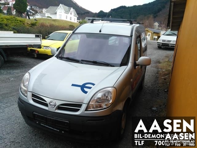 Nissan Kubistar 2004-2009 , Motorkode: K9K 718, Girkassekode: JR5 (116)