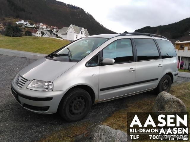 VW Sharan 2000-2010 (Type I, Fase 2) , Motorkode: AUY, Girkassekode: EHH