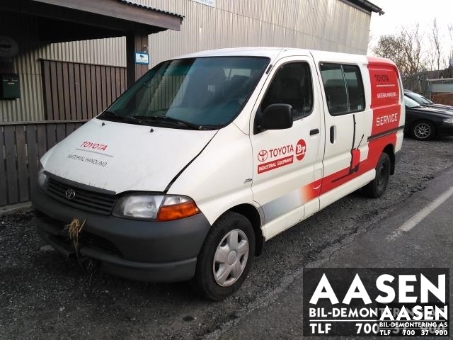 Toyota Hiace 2001-2006 (Fase 2) , Motorkode: 2KD-FTV, Girkassekode: 
