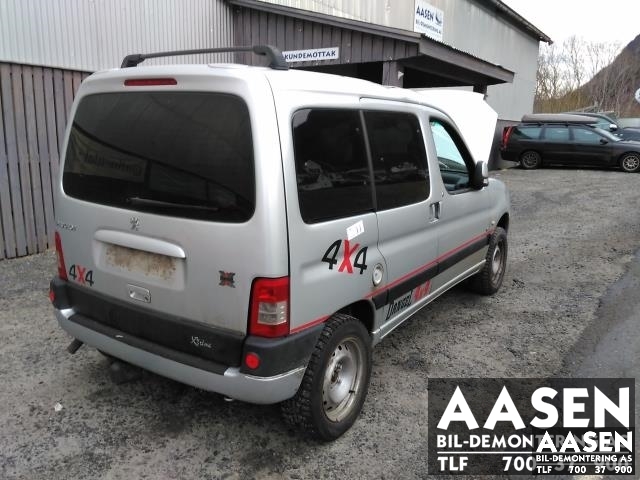 Peugeot Partner 2002-2008 (Type I, Fase 2) , Motorkode: RHY, Girkassekode: