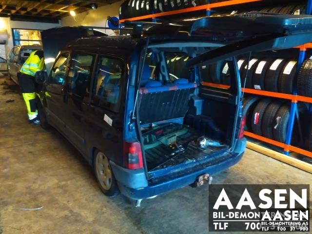 Citroën Berlingo 1996-2002 (Type I, Fase 1) , Motorkode: KFW, Girkassekode:
