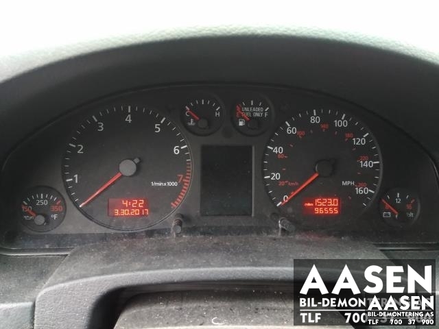 Audi A6 1997-2001 (Type II, Fase 1) (C5) (C5), Motorkode: APB, Girkassekode: EMP