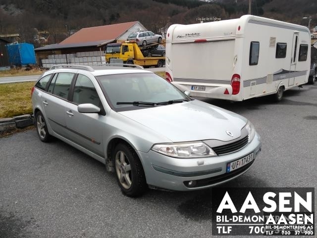 Renault Laguna 2001-2005 (Type II, Fase 1) , Motorkode: K4M-710, Girkassekode: 