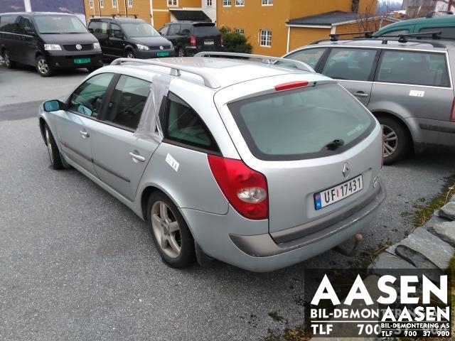Renault Laguna 2001-2005 (Type II, Fase 1) , Motorkode: K4M-710, Girkassekode: 