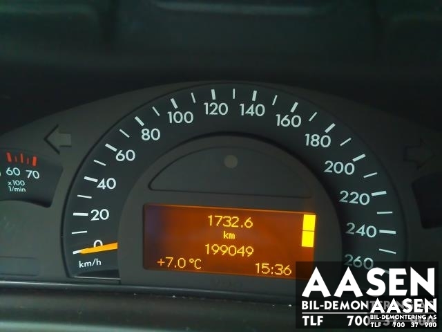 Mercedes C-Klasse 2000-2004 (Fase 1) (W203) (W203), Motorkode: M271.946, Girkassekode: 722695 04