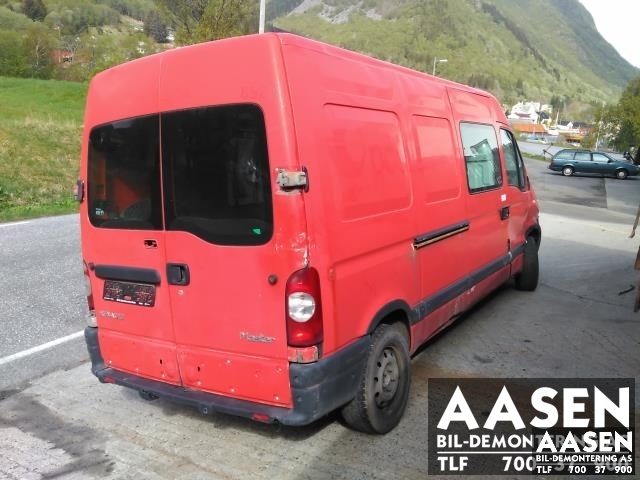 Renault Master 2002-2010 (Type II, Fase 2) , Motorkode: G9U-651, Girkassekode: 