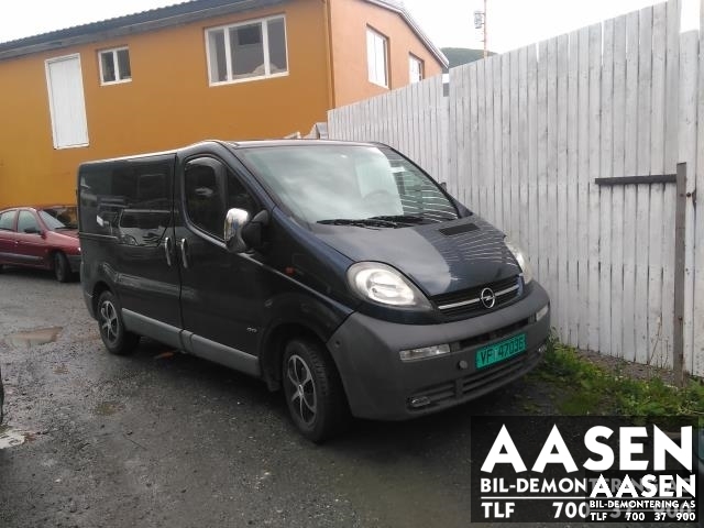 Opel Vivaro A 2001-2006 , Motorkode: F9QU7, Girkassekode: M73