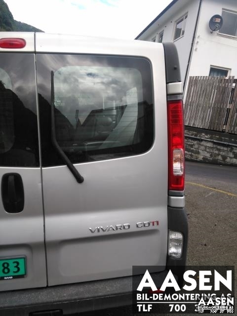 Opel Vivaro A 2006-2014 , Motorkode: M9R, Girkassekode: