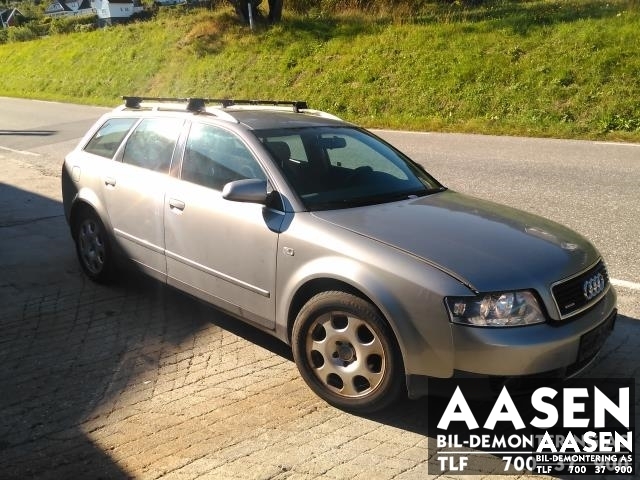 Audi A4 2001-2004 (Type II) (B6) (B6), Motorkode: AVF, Girkassekode: GBC