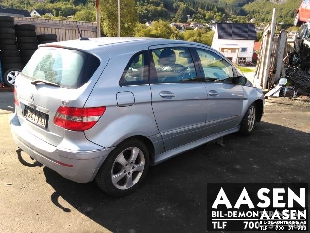 Mercedes B-Klasse 2005-2008 (Fase 1) (W245) (W245), Motorkode: 640940, Girkassekode: 722800 00 270925