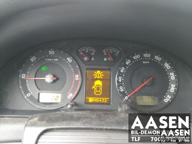 Škoda Superb 2002-2008 (Type I) , Motorkode: AVF, Girkassekode: