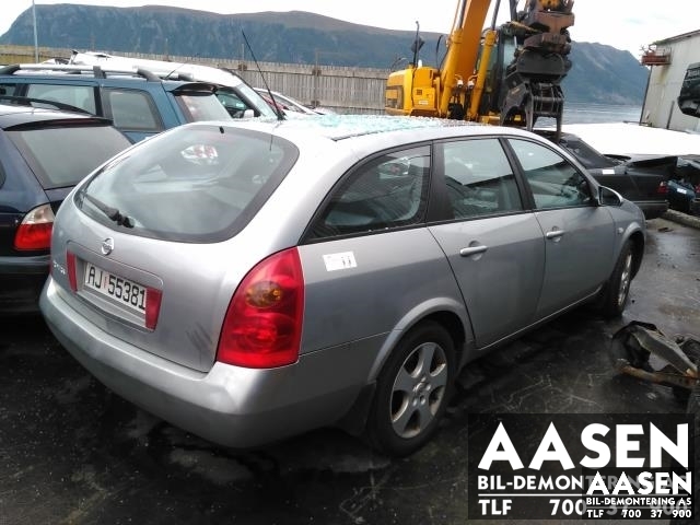 Nissan Primera 2002-2007 (P12) (P12), Motorkode: QG16DE, Girkassekode: 32010AV709