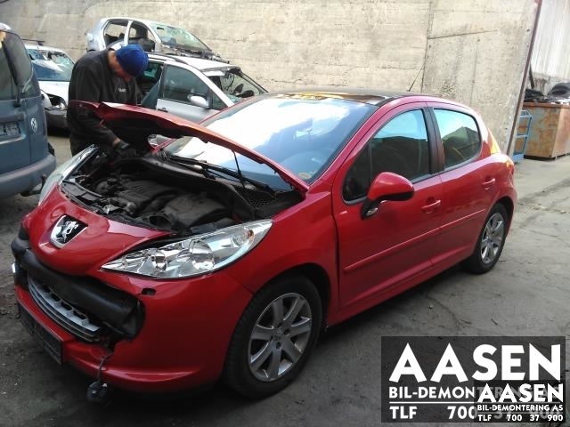 Peugeot 207 2006-2012 , Motorkode: 9HX, Girkassekode: 2222 PT