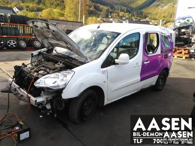 Peugeot Partner 2015-2019 (Type II, Fase 2) , Motorkode: BHY, Girkassekode: 16 122 418 80
