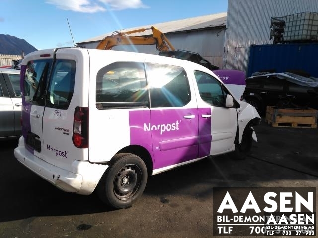 Peugeot Partner 2015-2019 (Type II, Fase 2) , Motorkode: BHY, Girkassekode: 16 122 418 80