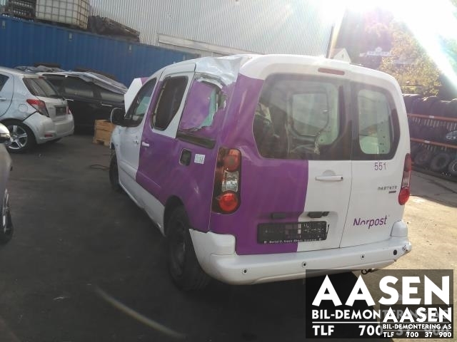 Peugeot Partner 2015-2019 (Type II, Fase 2) , Motorkode: BHY, Girkassekode: 16 122 418 80