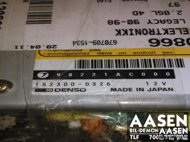 Airbag elektronikk til Subaru Legacy 1994-1998  (98221AC000|)