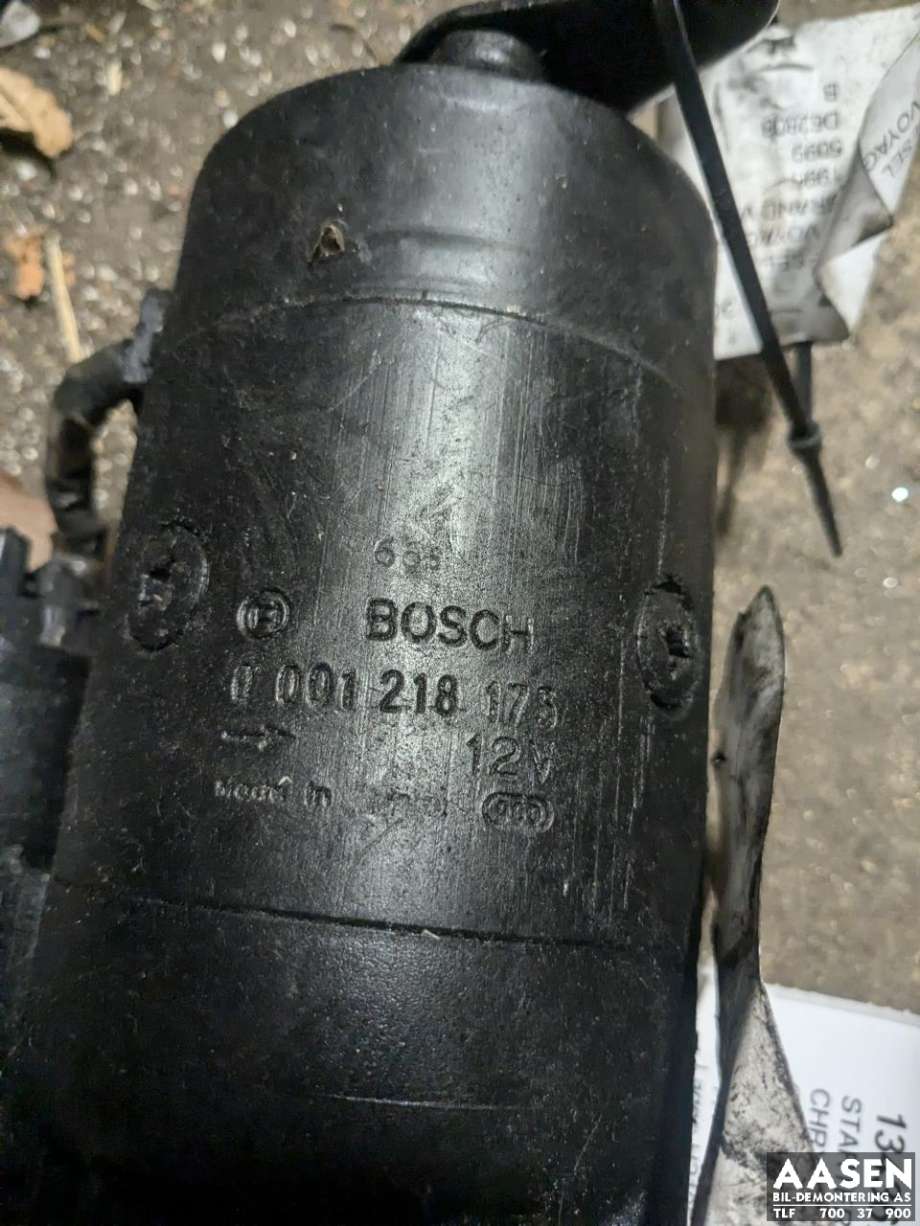 Starter diesel til Chrysler Voyager 1996-2001 (Type III)  (BOSCH|0001218175|)