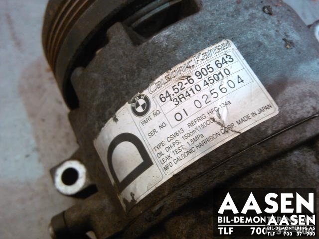 Aircondition kompressor til BMW 3-Serie 1998-2005 (E46) (E46) (CALSONIC KANSEI|64 52 6 905 643|)