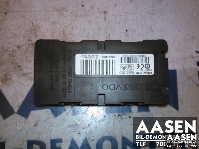 Styreenhet diverse til Peugeot 407, 2004-2010  (SIEMENS|9655140080)