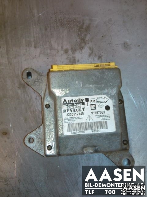Airbag elektronikk til Opel Vivaro A, 2001-2006  (AUTOLIV|8200112749)