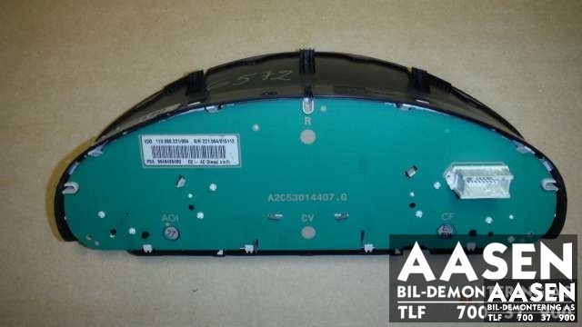 Instrumentpanel til Peugeot 407 2004-2010 (SIEMENS|9646465480|)