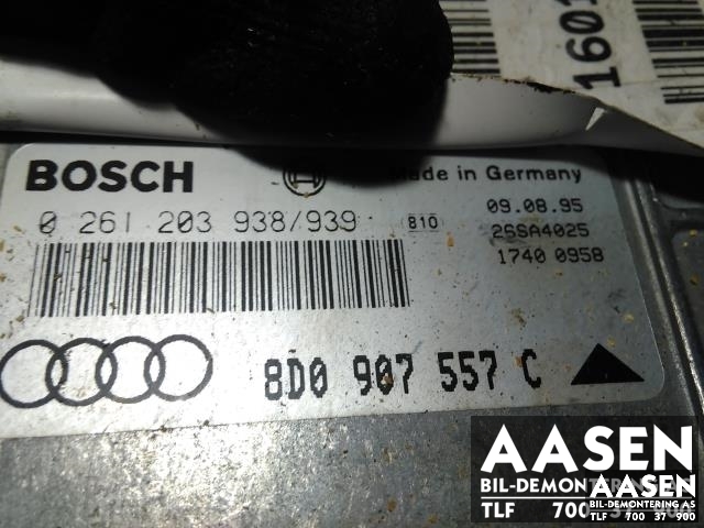 Styreenhet motor til Audi A4 1995-1999 (Type I, Fase 1) (B5) (B5) (8D0 907 557 C|DI0534954234|0261203939)